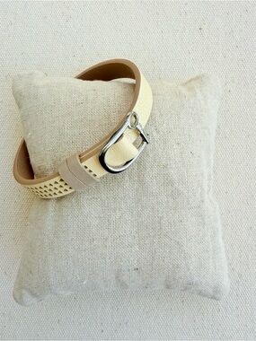 *Single Leather Reversible Band Bracelet* KEEP COLLECTIVE Retired *NIP* Tan